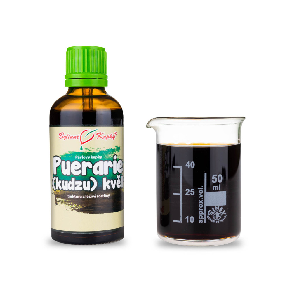 Puerarie (Kudzu) květ tinktura 50 ml - Bylinné Kapky