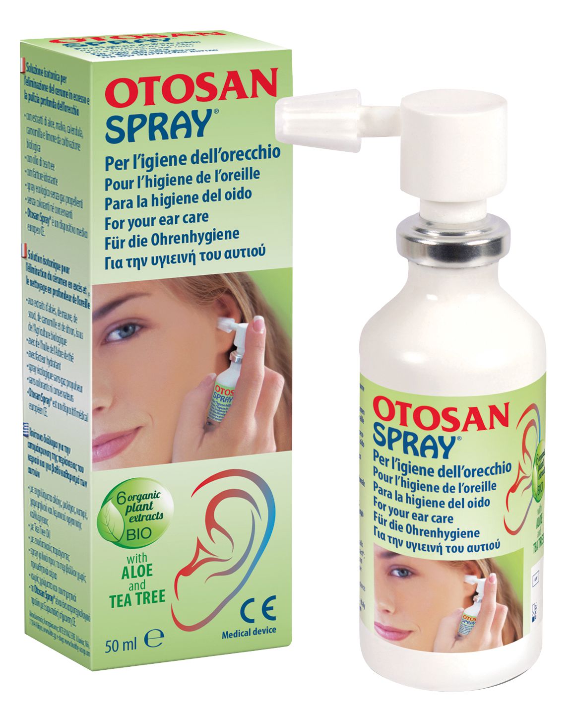 Ušní sprej s BIO extrakty  50ml - Otosan 