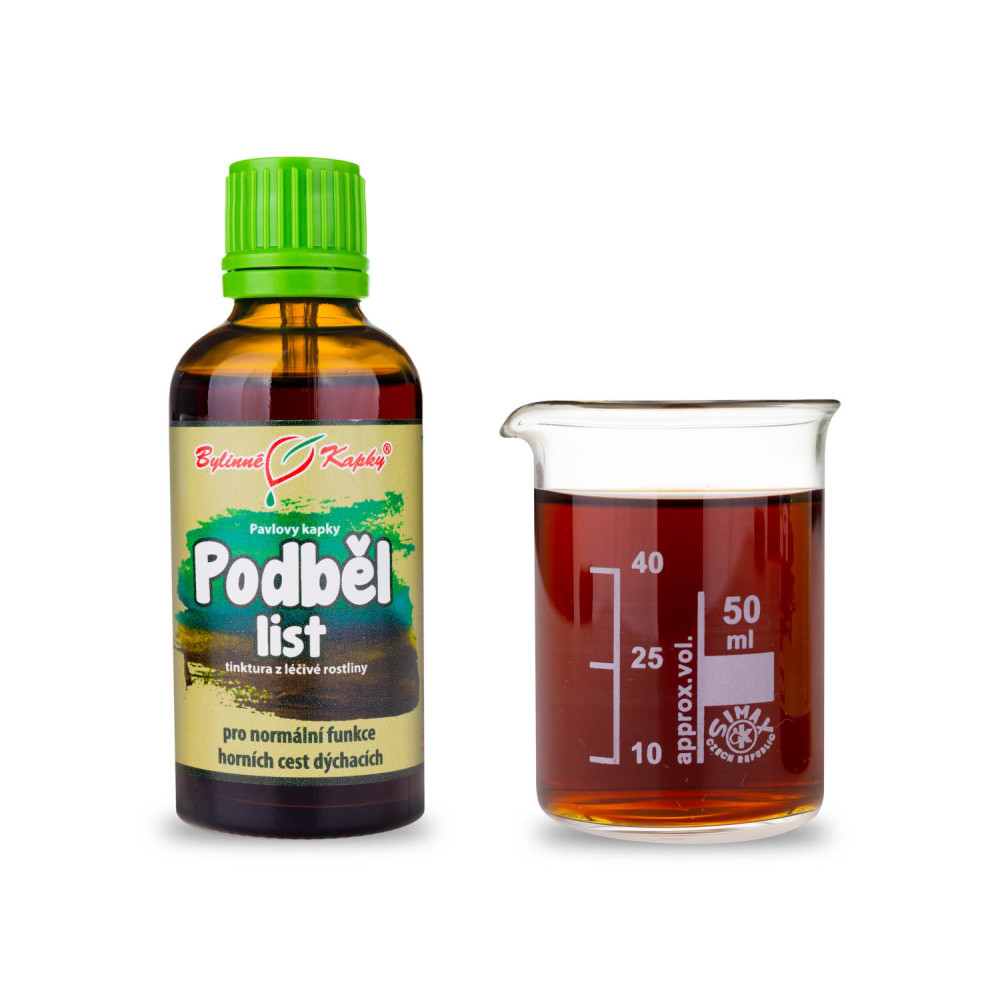 Podběl list tinktura 50 ml - Bylinné Kapky