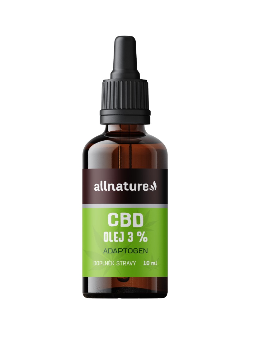 CBD Olej 3 % 10 ml - Allnature