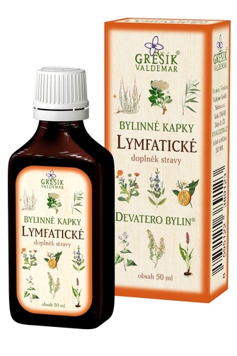 Lymfatické kapky 50 ml Devatero bylin - Grešík