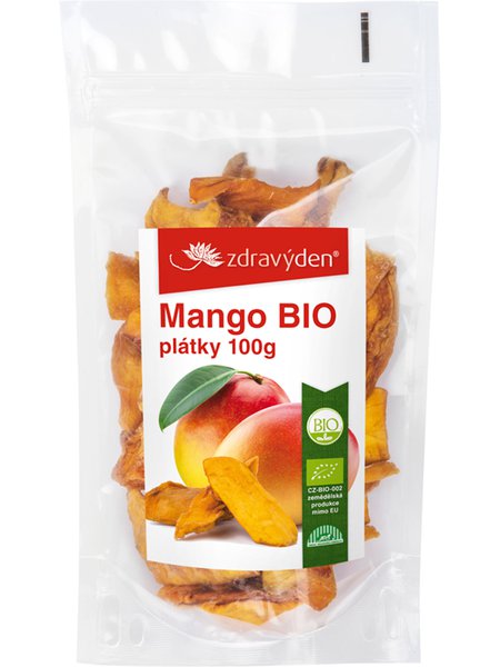 Mango BIO plátky 100g - Zdravý den