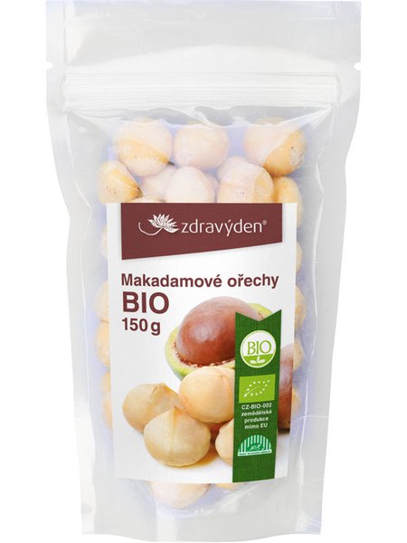 Makadamové ořechy BIO loupané 150g -  Zdravý den