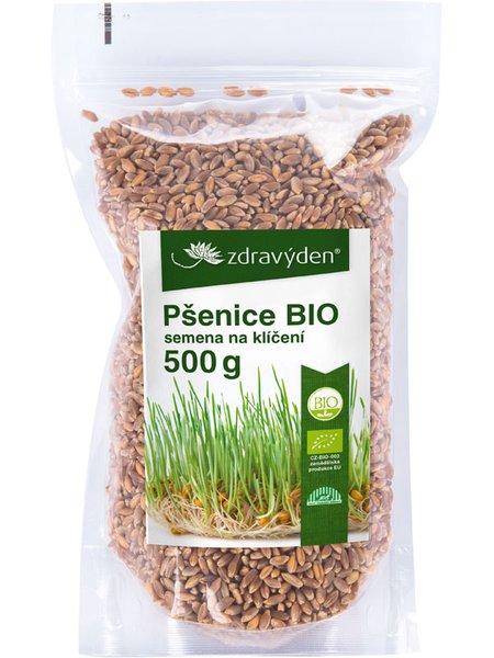 Pšenice BIO – semena na klíčení 500g - Zdravý den