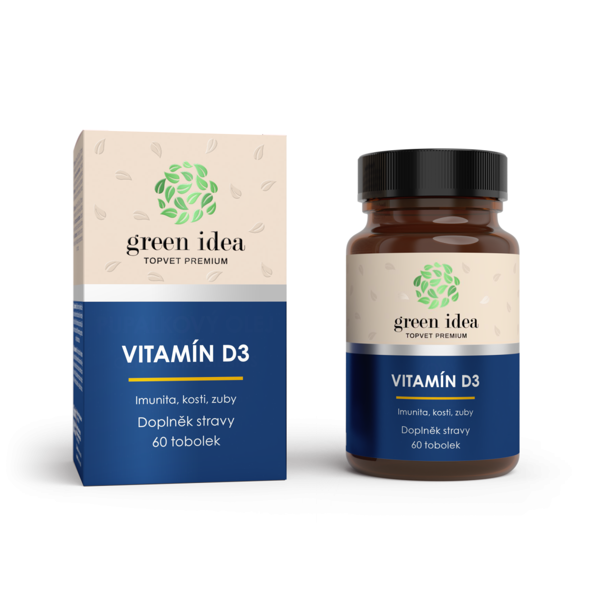 Vitamín D3 60 tob. - Topvet