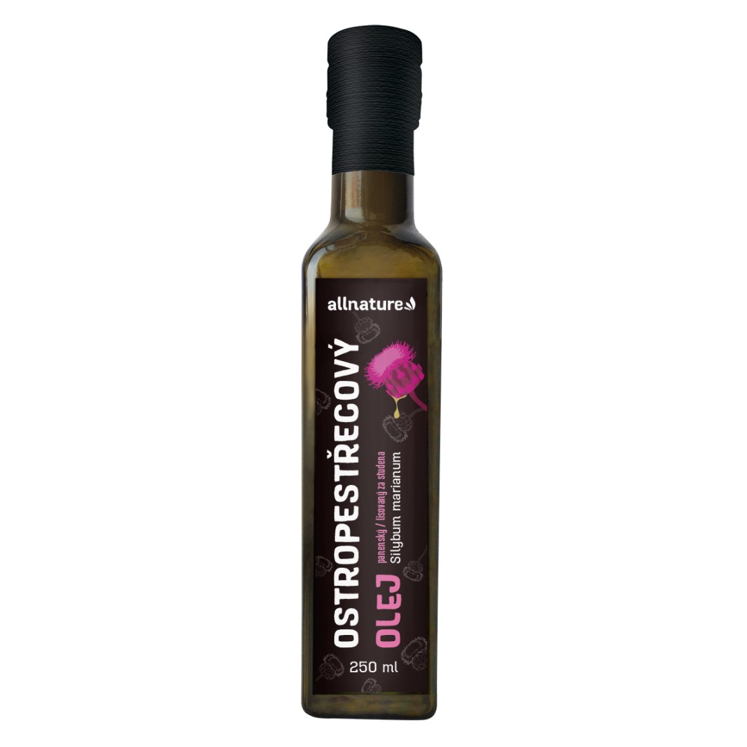 Ostropestřecový olej 250 ml - Allnature