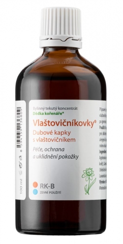 Dubové kapky - Vlaštovičníkovky 100ml - Dědka kořenáře