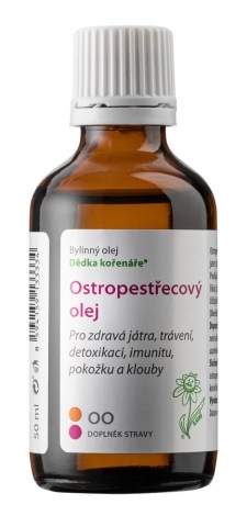 Ostropestřecový olej 50 ml - Dědka kořenáře