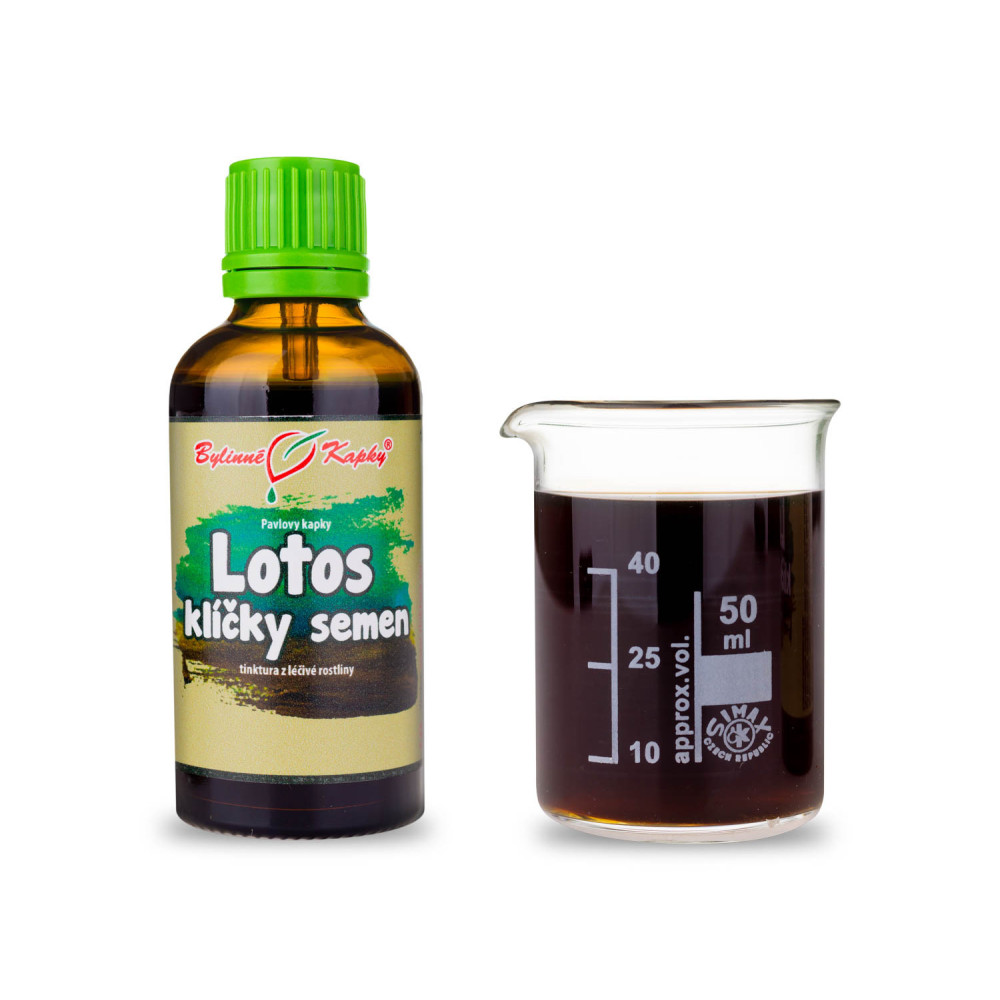Lotos klíčky semen tinktura 50 ml - Bylinné Kapky