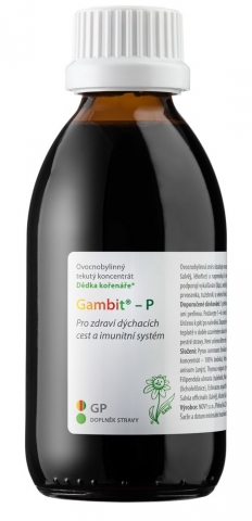 GAMBIT® P- ovocnobylinný koncentrát 200ml - Dědka kořenáře