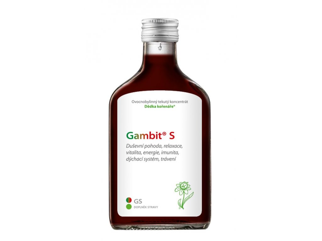 GAMBIT® S - ovocnobylinný koncentrát 200ml - Dědka kořenáře