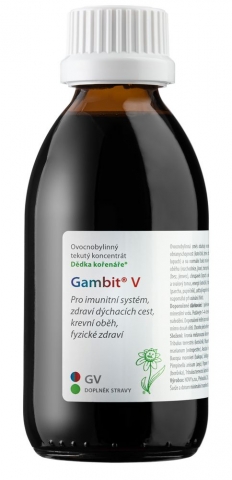 GAMBIT® V - ovocnobylinný koncentrát 200ml - Dědka kořenáře 