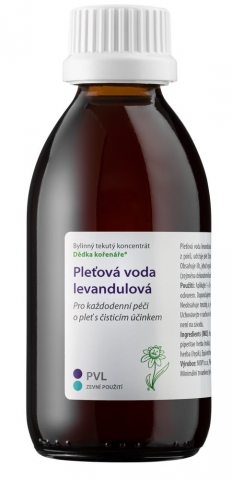 Pleťová voda levandulová 200ml - Dědka kořenáře