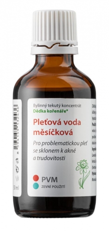 Pleťová voda měsíčková 50ml - Dědka kořenáře