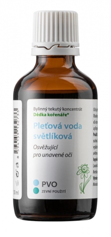 Pleťová voda světlíková 50ml - Dědka kořenáře