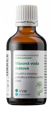 Vlasová voda mátová 50ml - Dědka kořenáře