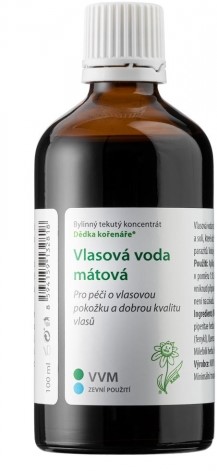 Vlasová voda mátová 100ml - Dědka kořenáře