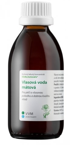 Vlasová voda mátová 200ml - Dědka kořenáře