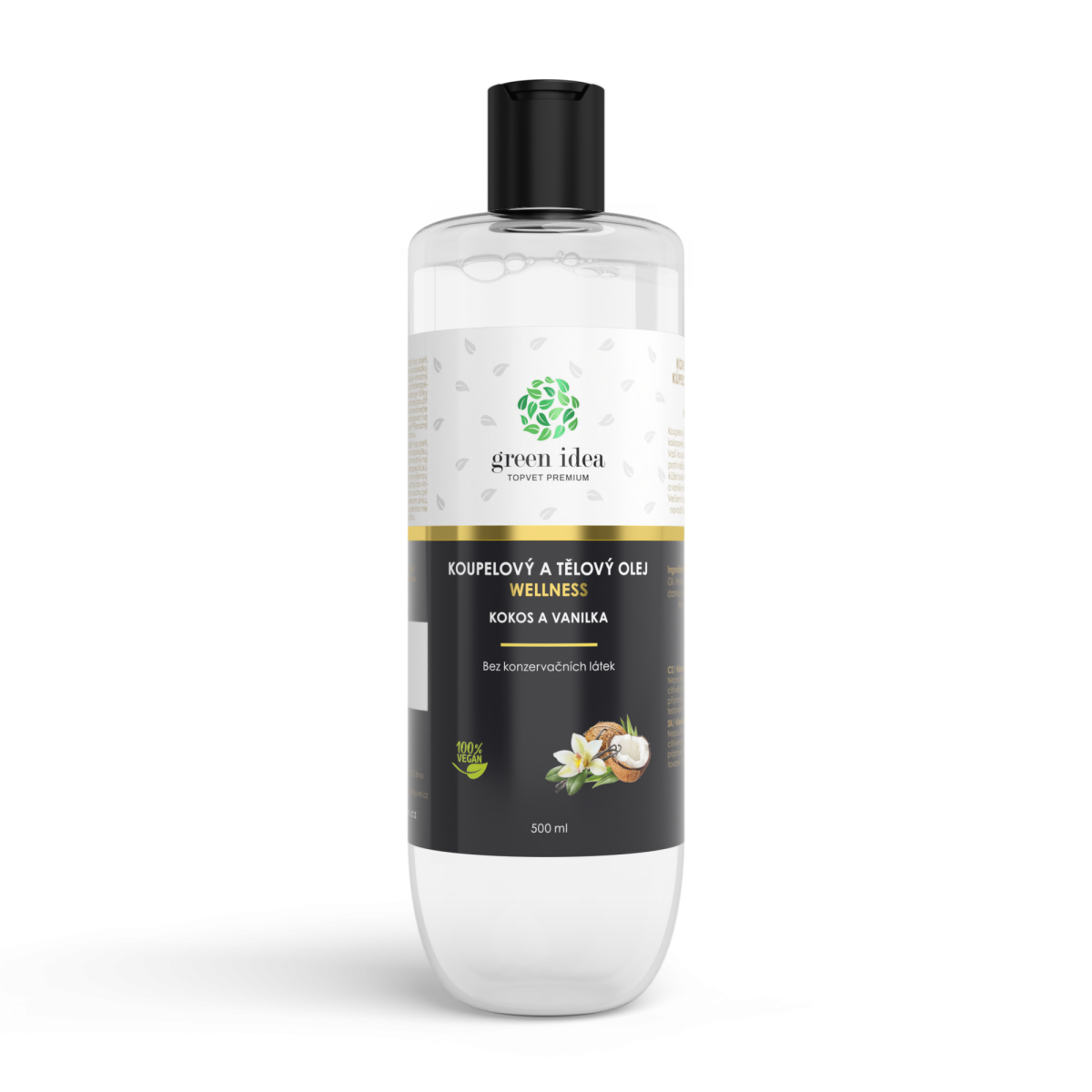 Kokos a vanilka v oleji 500 ml - Topvet