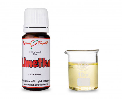 Limetka - přírodní silice (směs éterických) olejů 10 ml - Bylinné Kapky
