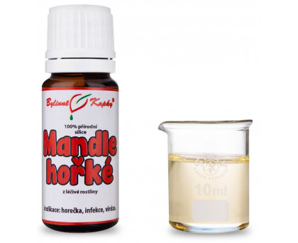 Mandle hořké - přírodní silice (směs éterických) olejů 10 ml - Bylinné Kapky
