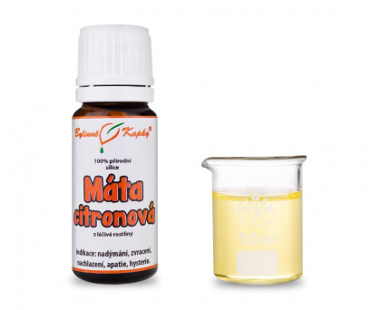 Máta citronová - přírodní silice (směs éterických) olejů 10 ml - Bylinné Kapky