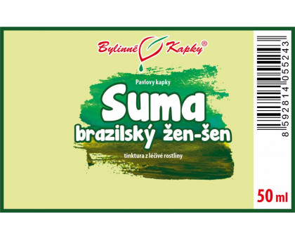 Suma - brazilský žen-šen tinktura 50 ml - Bylinné Kapky