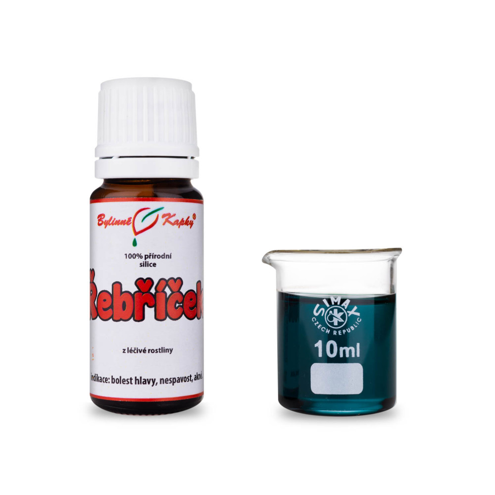 Řebříček - přírodní silice (směs éterických) olejů 10 ml - Bylinné Kapky