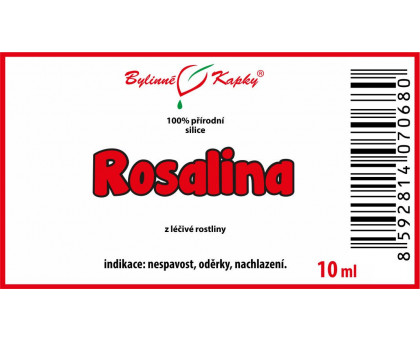 Rosalina - přírodní silice (směs éterických) olejů 10 ml - Bylinné Kapky