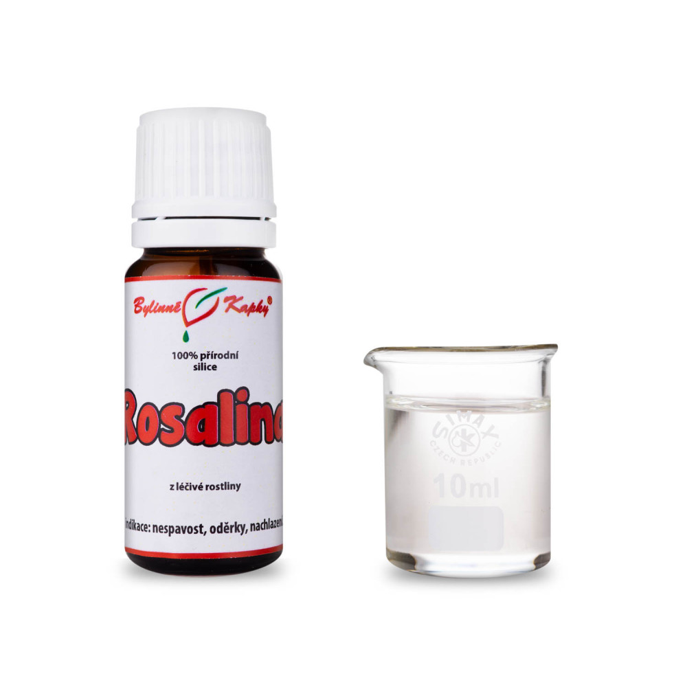 Rosalina - přírodní silice (směs éterických) olejů 10 ml - Bylinné Kapky