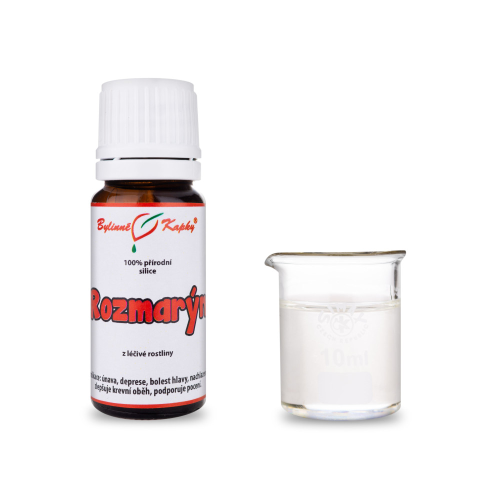 Rozmarýn - přírodní silice (směs éterických) olejů 10 ml - Bylinné Kapky