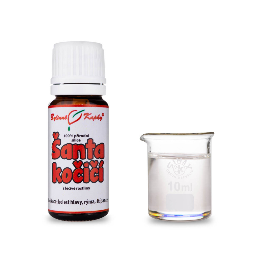 Šanta kočičí - přírodní silice (směs éterických) olejů 10 ml - Bylinné Kapky