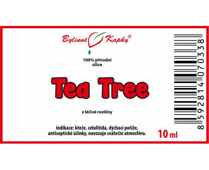 Tea Tree přírodní silice (směs éterických) olejů 10 ml - Bylinné Kapky
