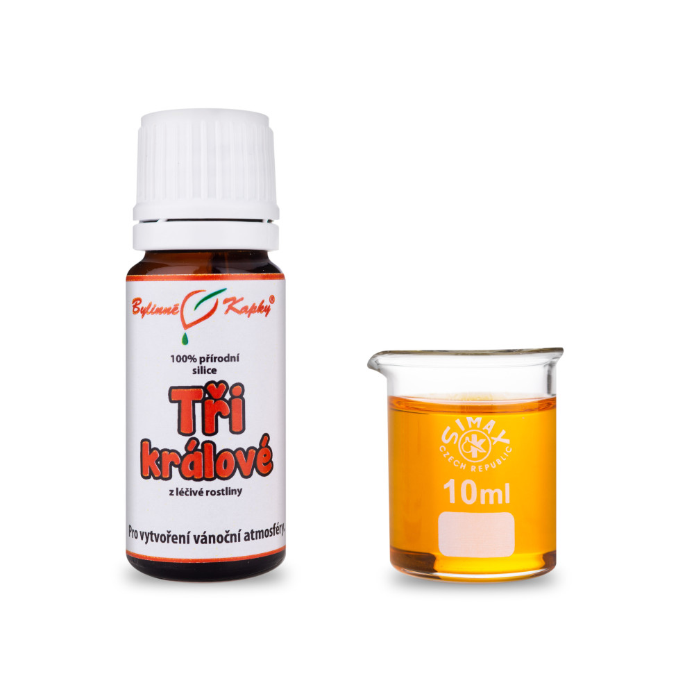 Tři králové přírodní silice (směs éterických) olejů 10 ml - Bylinné Kapky