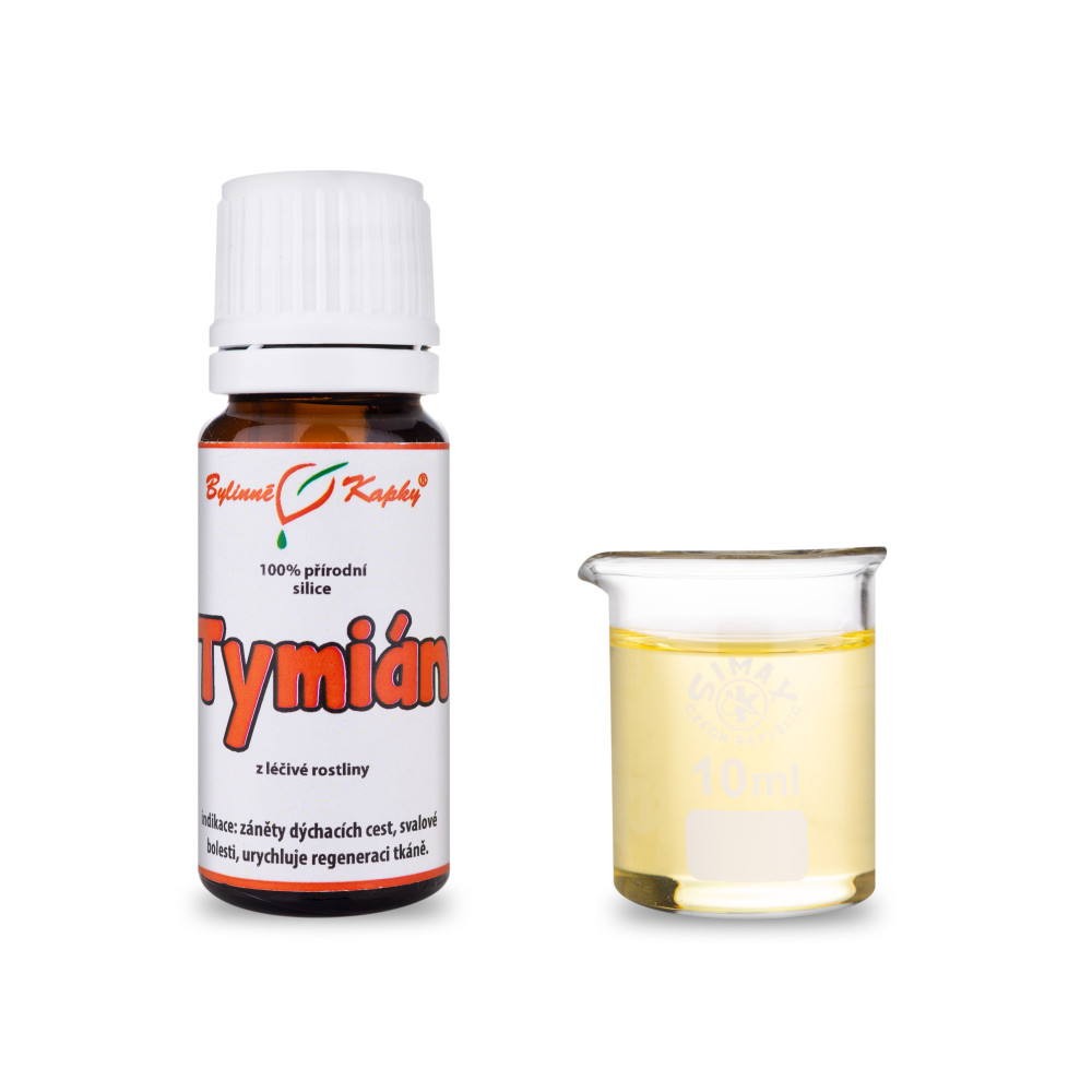 Tymián přírodní silice (směs éterických) olejů 10 ml - Bylinné Kapky
