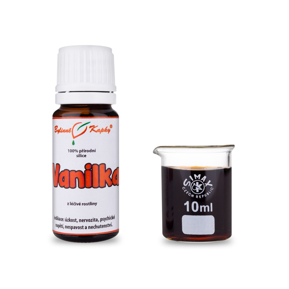 Vanilka  přírodní silice (směs éterických) olejů 10 ml - Bylinné Kapky