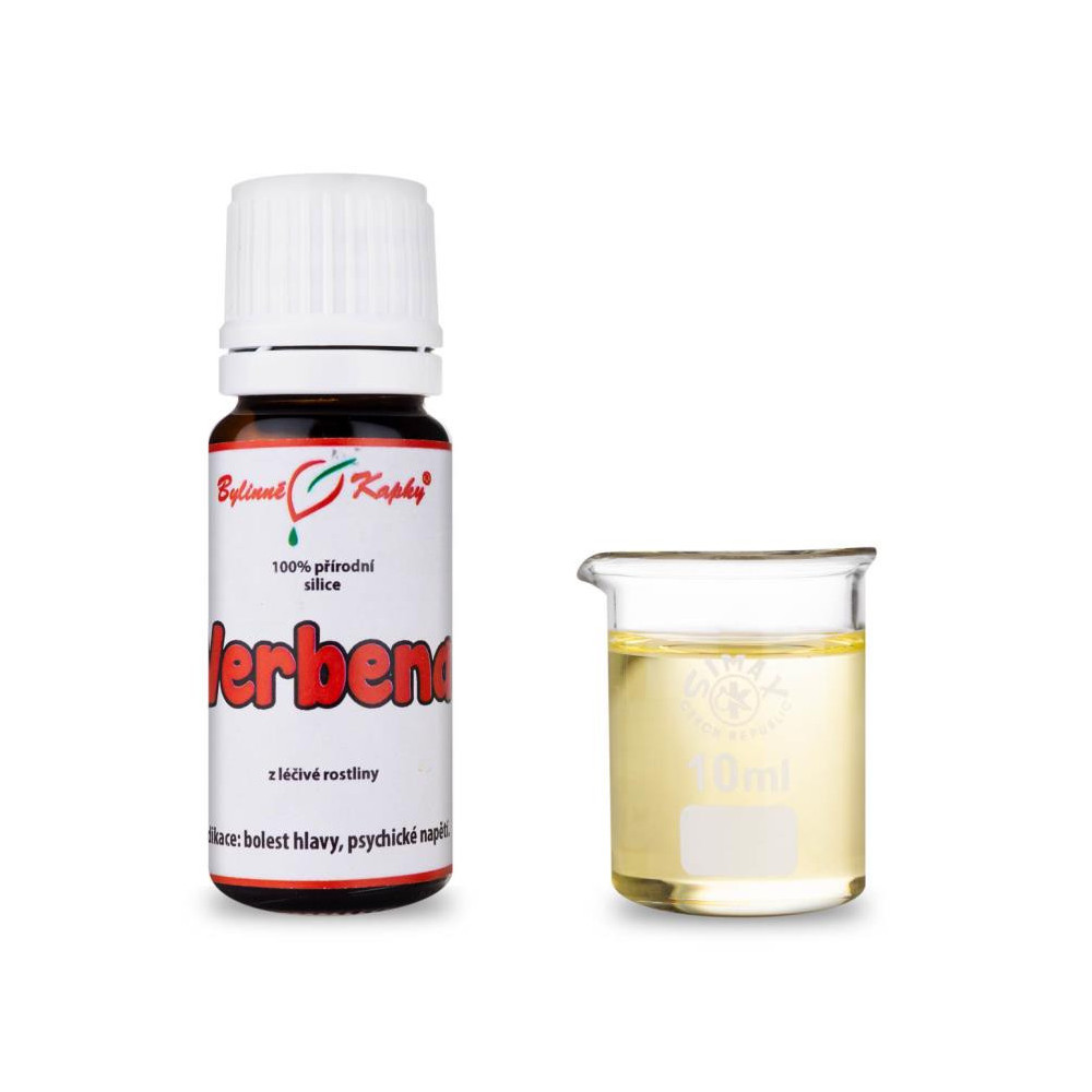 Verbena přírodní silice (směs éterických) olejů 10 ml - Bylinné Kapky