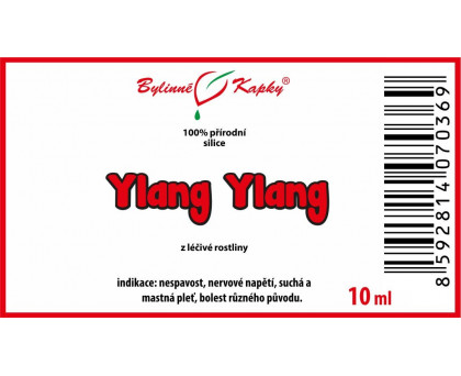 Ylang Ylang přírodní silice (směs éterických) olejů 10 ml - Bylinné Kapky