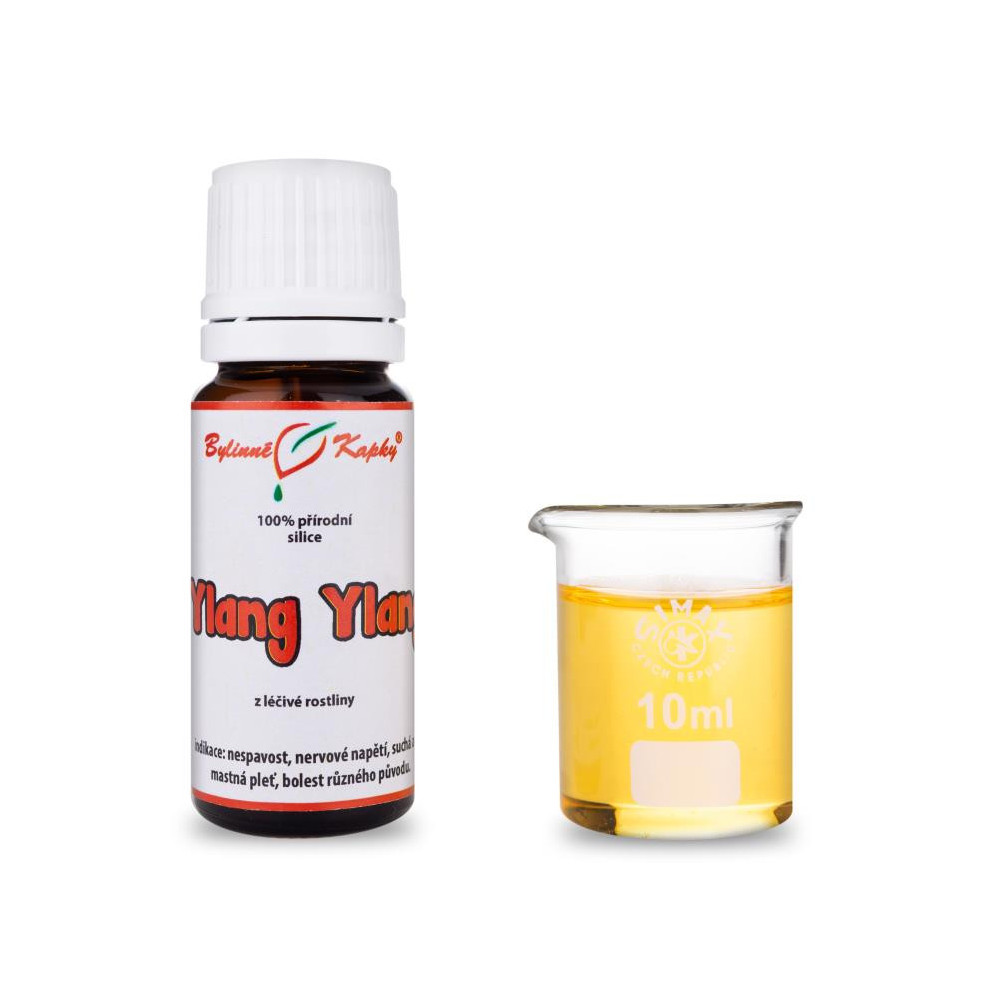 Ylang Ylang přírodní silice (směs éterických) olejů 10 ml - Bylinné Kapky