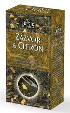  Zázvor & Citrón zelený čaj sypaný 70g - Grešík