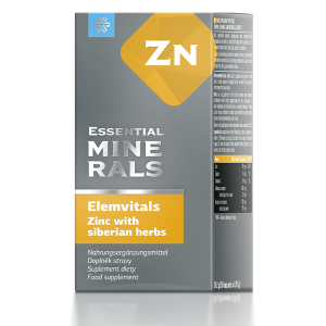 Zinc with with Siberian herbs 60 tabs. - Elemvitals