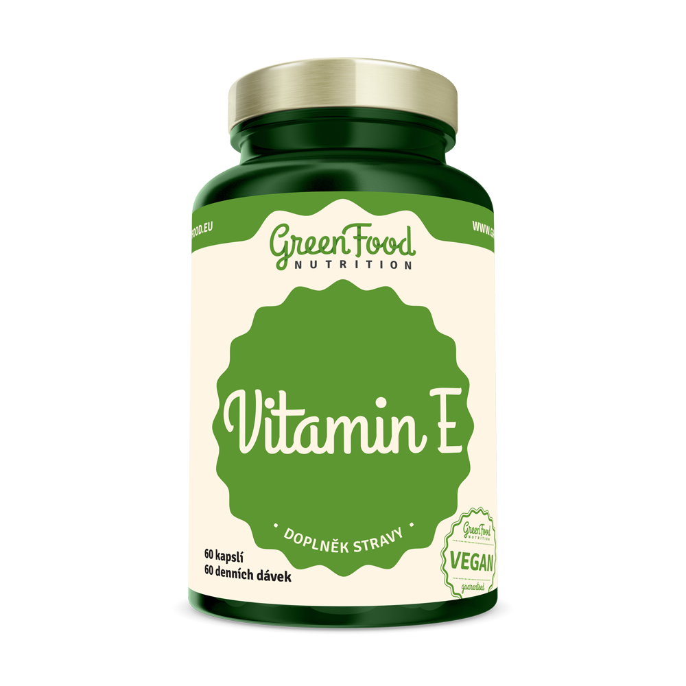 Vitamín E 60 kapslí - GreenFood