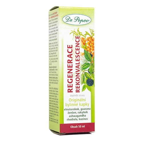 Regenerace rekonvalescence bylinné kapky 50 ml - Dr. Popov