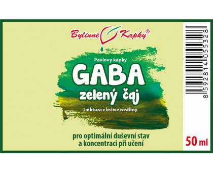 GABA zelený čaj -  tinktura 50 ml - Bylinné Kapky