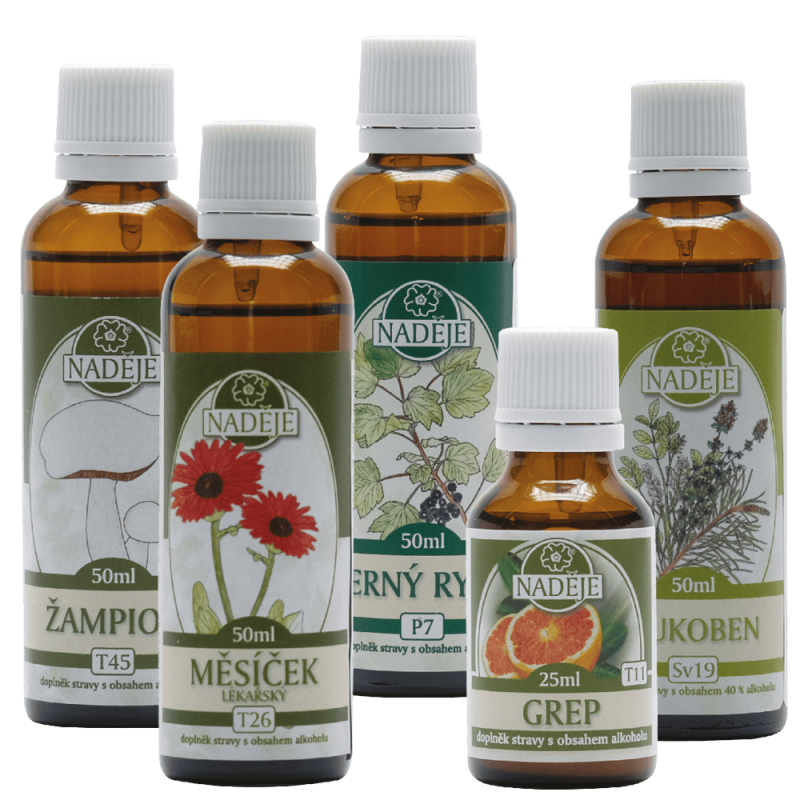 Kúra NK23 zklidnění reakcí na vnější podměty a podporu dýchání 225 ml - Naděje