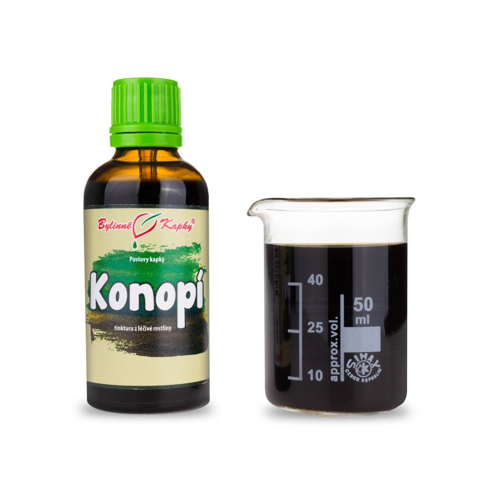 Konopí CBD tinktura 50 ml - Bylinné Kapky