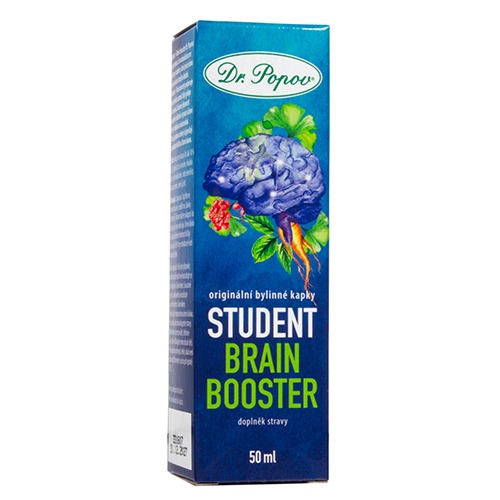STUDENT Brain booster bylinné kapky 50 ml - Dr. Popov