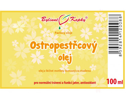 Ostropestřcový olej 100 ml - Bylinné Kapky