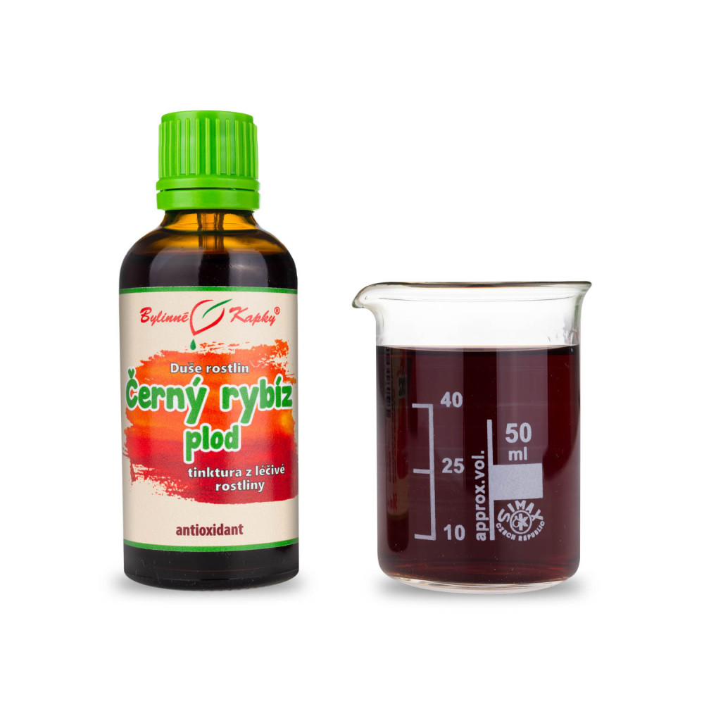 Černý rybíz plod - Duše rostlin tinktura 50 ml - Bylinné Kapky