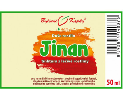 Jinan list (Ginkgo) - Duše rostlin tinktura 50 ml - Bylinné Kapky